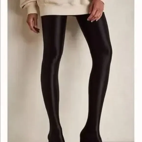 Free People Highest Rise Platform Boot Pants Boots w/ Attached Leggings US 10 - Picture 3 of 14